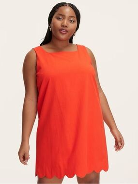 Kate Spade New York x Target Linen Scalloped Mini Shift Dress